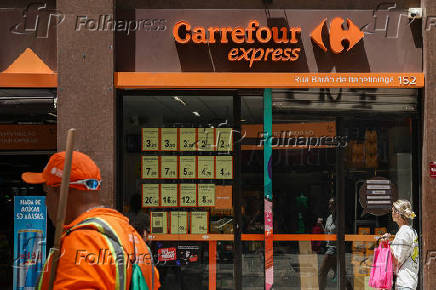 Fachada do Carrefour na capital paulista