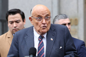 Former Trump lawyer and former New York City Mayor Giuliani arrives at U.S. Federal court, in New York