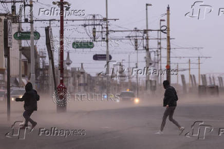 Storm Darragh hits Britain