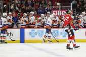 NHL: New York Islanders at Chicago Blackhawks