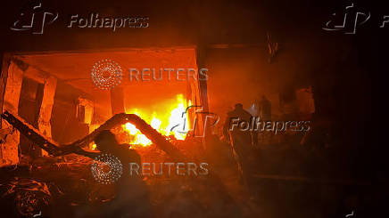 Aftermath of Israeli military operation in Beit Lahiya, in the northern Gaza Strip