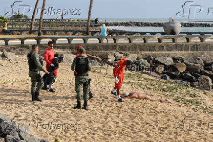 Corpo encontrado na praia de Olinda