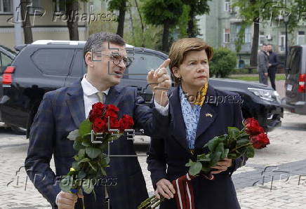 Minister of Foreign Affairs of Latvia Baiba Braze visits Ukraine