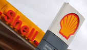 FILE PHOTO: The company logo is seen at a Shell petrol station in south London