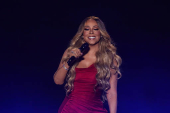 Cantora Mariah Carey se apresenta no Allianz Parque em So Paulo