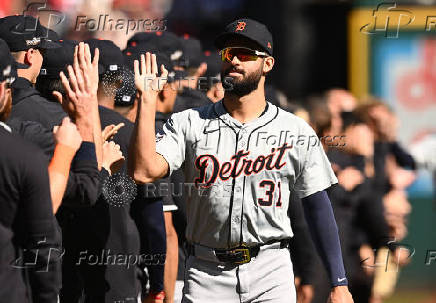 MLB: ALDS-Detroit Tigers at Cleveland Guardians