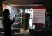 Mexico recovers Mayan censer from the U.S. and other ancient artifacts, in Mexico City