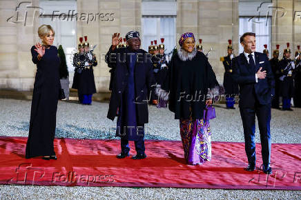 Nigerian President Bola Ahmed Tinubu on state visit to France