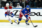 NHL: Montreal Canadiens at New York Rangers