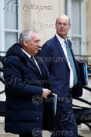 Weekly cabinet meeting at the Elysee Palace in Paris