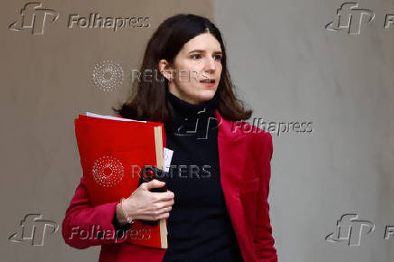 Weekly cabinet meeting at the Elysee Palace in Paris