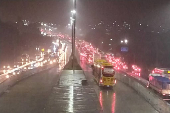 Alagamento na avenida brasil no rio de janeiro