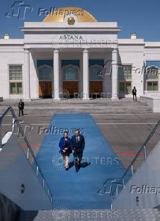Britain's Foreign Secretary Cameron's visit to Central Asia