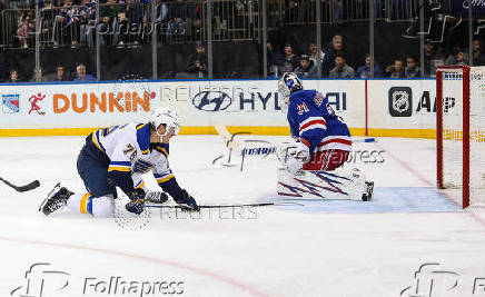 NHL: St. Louis Blues at New York Rangers