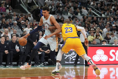 NBA: Los Angeles Lakers at San Antonio Spurs