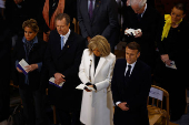 First mass in the restored Paris Notre-Dame Cathedral, five and a half years after a devastating fire