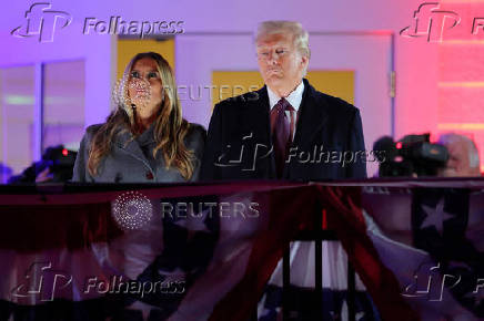 Fireworks display ahead of the inauguration of U.S. President-elect Donald Trump, in Sterling