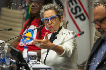 A arquiteta e urbanista Raquel Rolnik durante seminrio Repense e Reconstrua, em SP