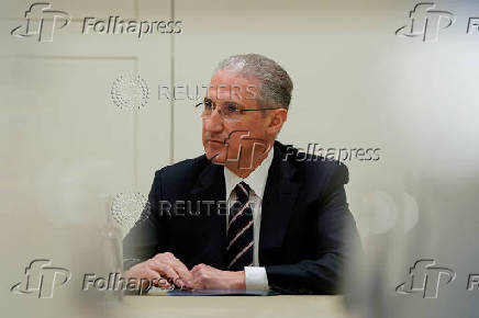 COP29 President-Designate Mukhtar Babayev speaks during a Reuters interview on the sidelines of the IMF and World Bank?s 2024 annual Spring Meetings in Washington