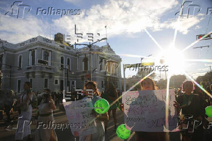 Feministas mexicanas protestan por despenalizacin total del aborto en el pas