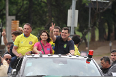 Motociata com Bolsonaro e com Bruno Engler em BH