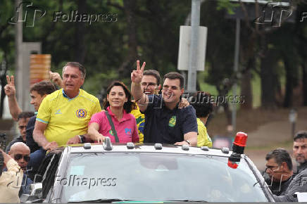 Motociata com Bolsonaro e com Bruno Engler em BH