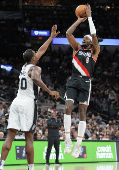 NBA: Portland Trail Blazers at San Antonio Spurs