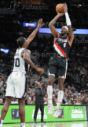 NBA: Portland Trail Blazers at San Antonio Spurs