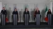 Defense ministers from France, Britain, Poland, Italy and Germany meet in Berlin