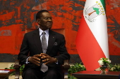 President of Equatorial Guinea Teodoro Obiang Nguema Mbasogo visits Serbia