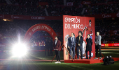 Sevilla FC holds final farewell ceremony for Jesus Navas