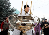 Epiphany celebration in Kyrgyzstan