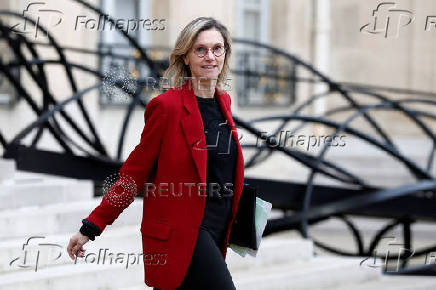 Weekly cabinet meeting at the Elysee Palace in Paris