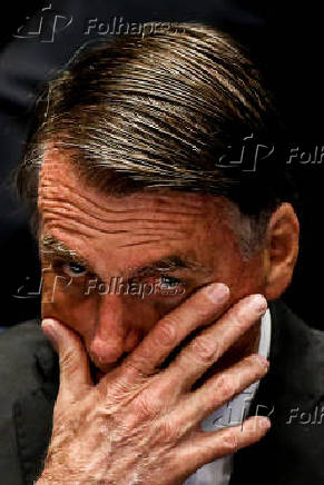 Presidente Jair Bolsonaro (PL), em votao no Senado