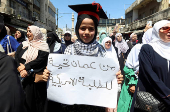 FILE PHOTO: Protest in support of Palestinians in Gaza, in Amman