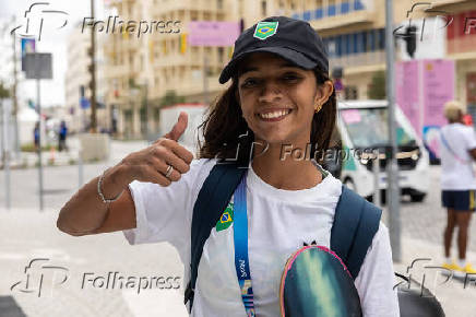 Rayssa Leal, skatista, na Vila Olmpica