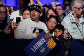 Democratic presidential nominee U.S. Vice President Kamala Harris holds a campaign rally in Reno