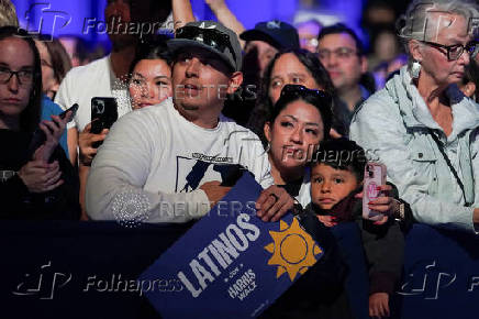 Democratic presidential nominee U.S. Vice President Kamala Harris holds a campaign rally in Reno