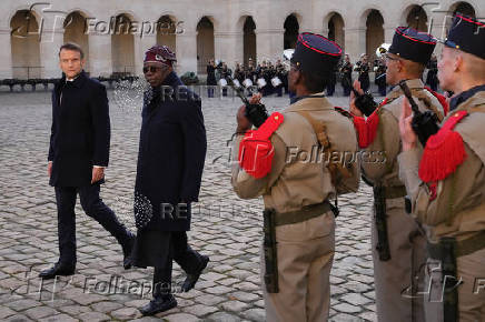 French President Macron meets Nigeria's President Bola Tinubu in Paris