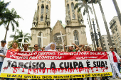 Ato contra violncia polcial em SP