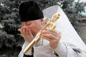 Epiphany celebration in Kyrgyzstan