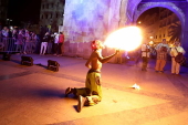 Lighten Medina festival in Tunis