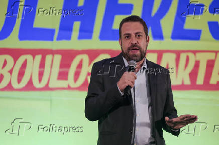 O deputado Guilherme Boulos, pr-candidato  Prefeitura de So Paulo pelo PSOL 