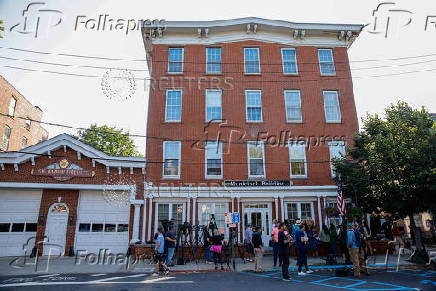 Singer Timberlake arrives to appear in court in Sag Harbor, New York