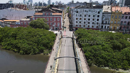 Rua da abandonada no Recife