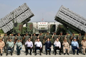 Taiwanese President Lai visits military camp in Taoyuan