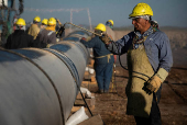 FILE PHOTO: Argentina inaugurates key gas pipeline to reverse energy deficit