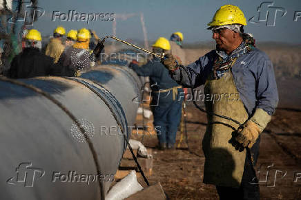 FILE PHOTO: Argentina inaugurates key gas pipeline to reverse energy deficit