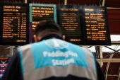 Train cancellations due to Storm Bert in London