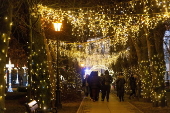 'Gardens of Light' Christmas illumination in Plock